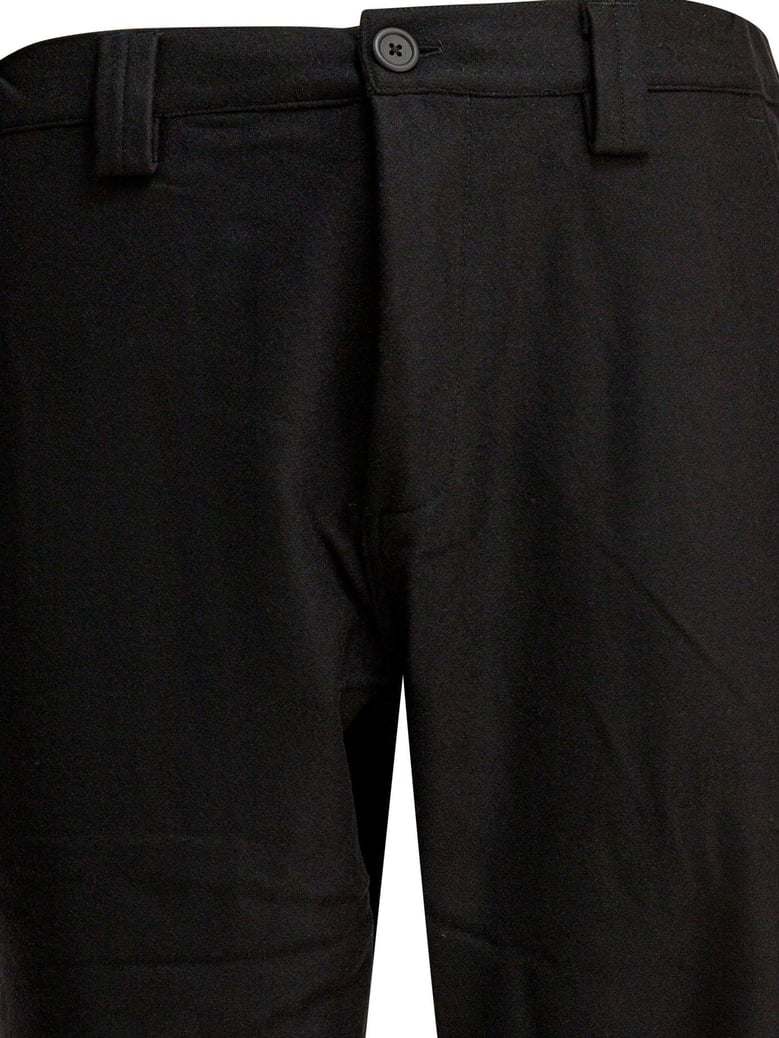 black wool blend trousers by Selfnex
