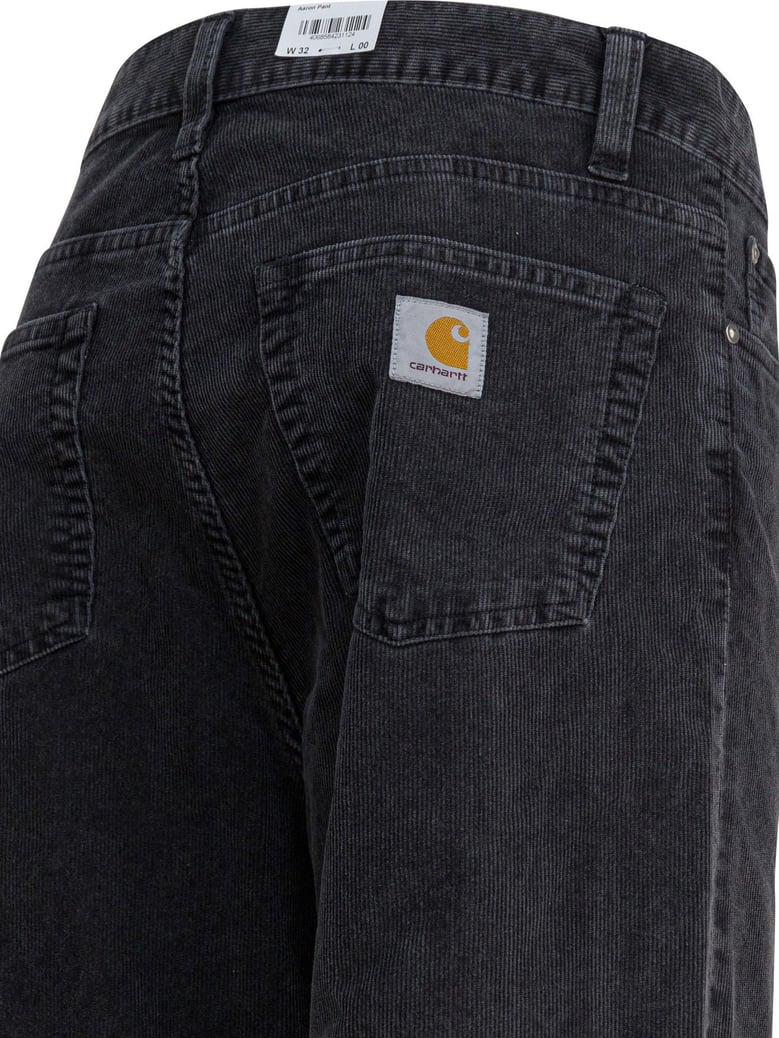 black cotton trousers by Selfnex