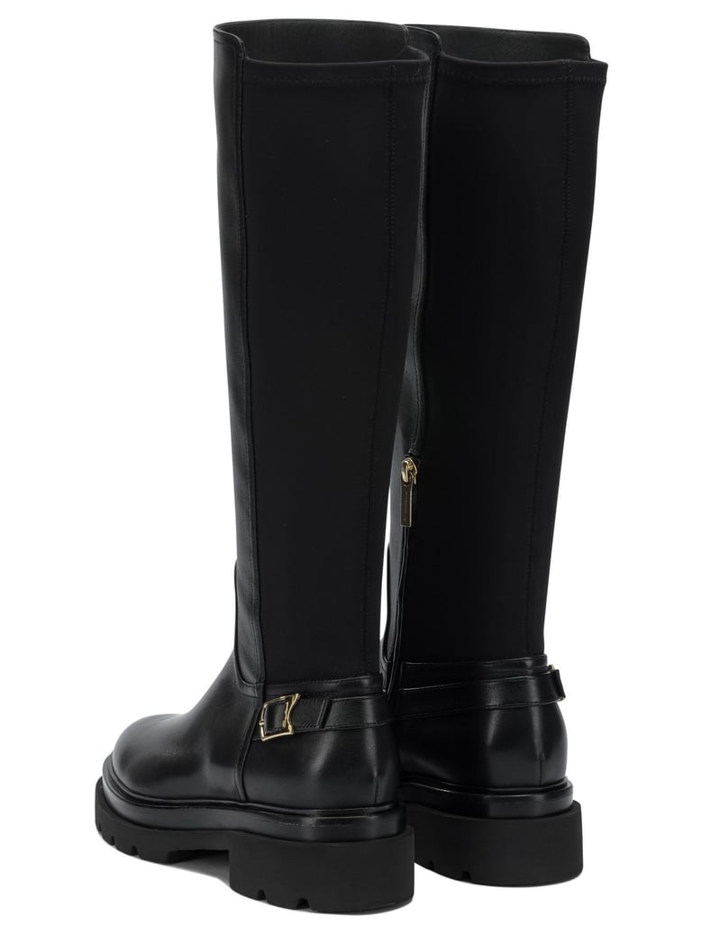 leather knee-high boots by Selfnex