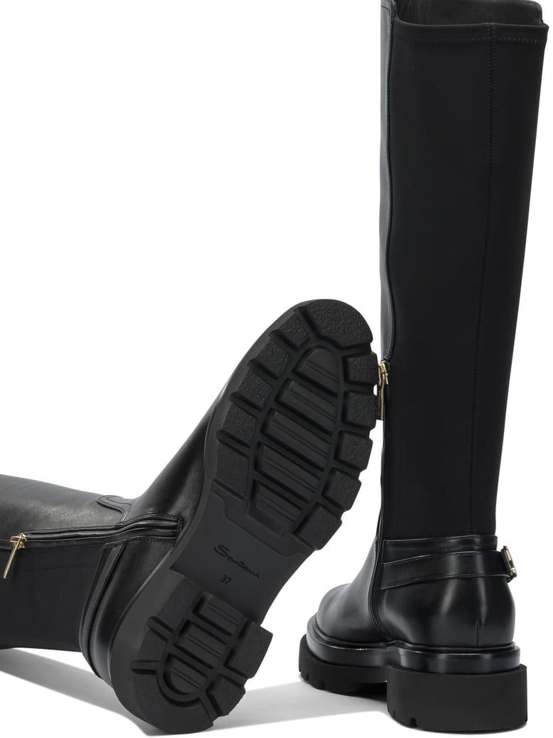 leather knee-high boots by Selfnex
