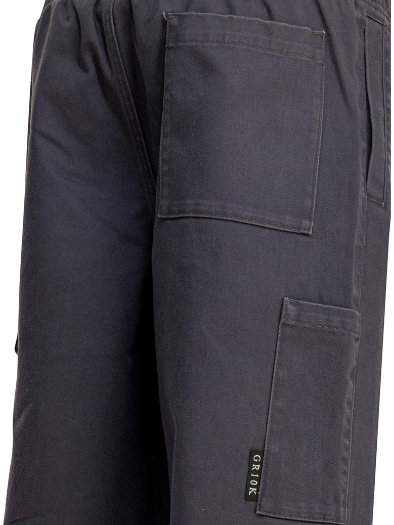 grey cotton trousers by Selfnex