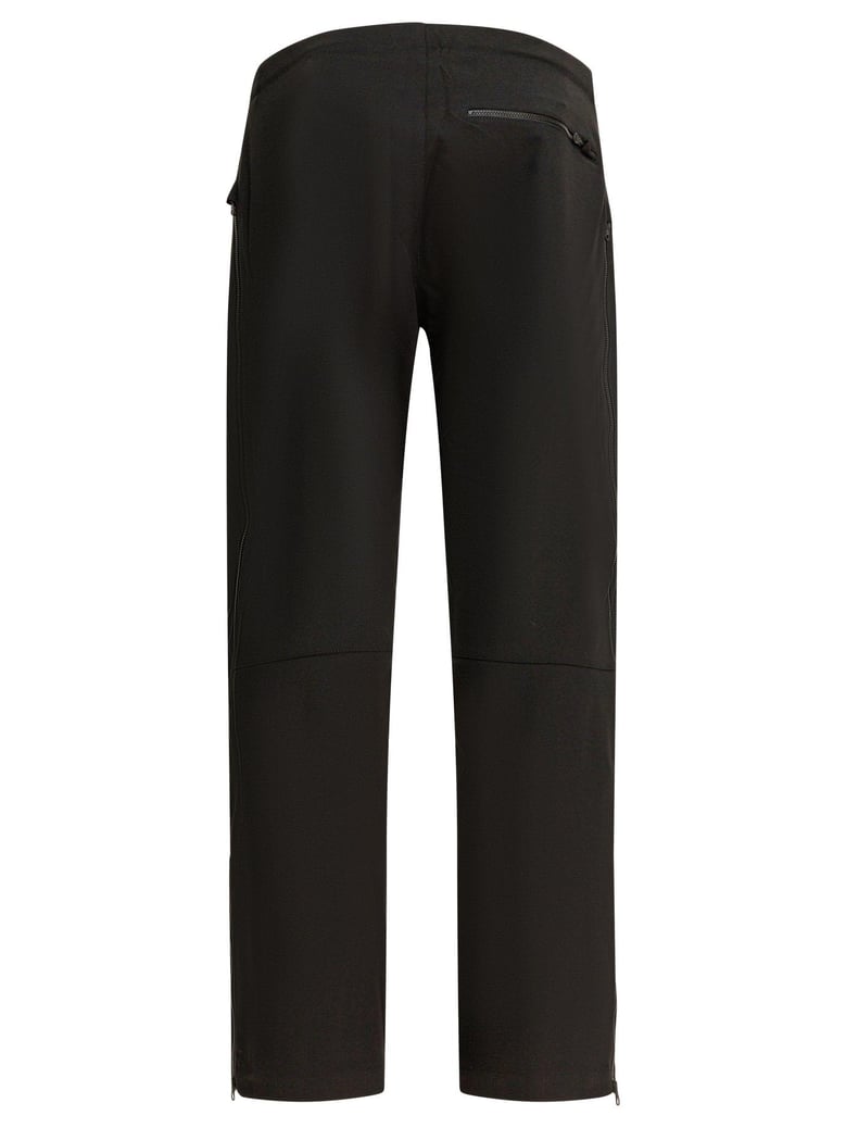 black wool blend trousers by Selfnex
