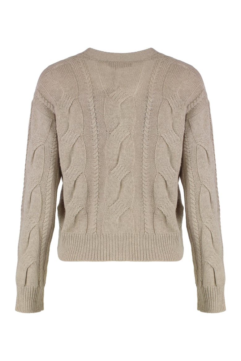 cardigan in wool and cashmere with braids by Selfnex