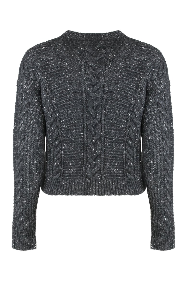 boxy sweater in alpaca blend by Selfnex