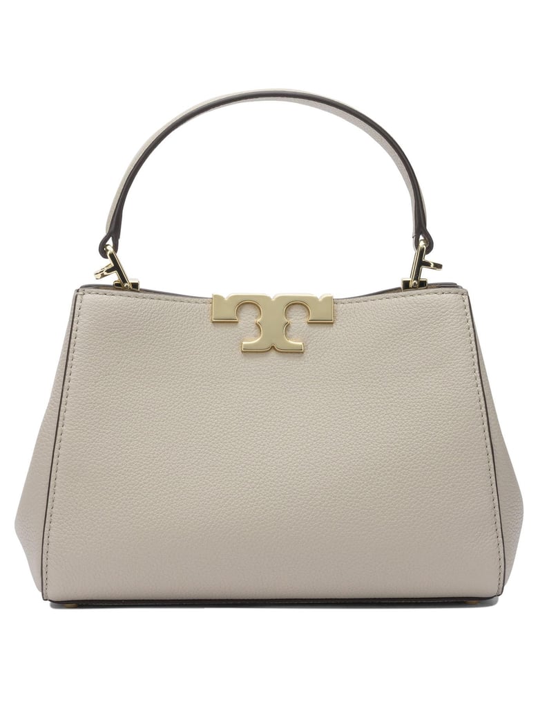 beige cow leather handbag by Selfnex