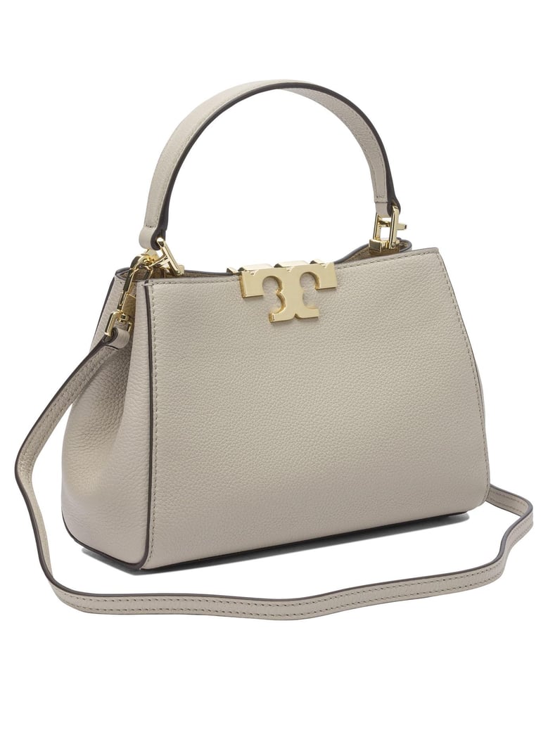 beige cow leather handbag by Selfnex