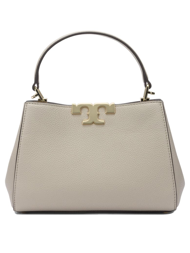 beige cow leather handbag by Selfnex