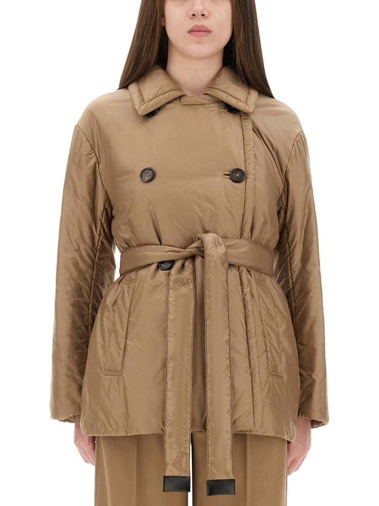 calla padded trench coat by Selfnex