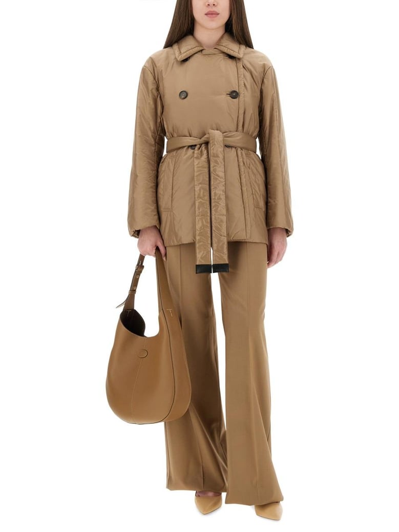 calla padded trench coat by Selfnex