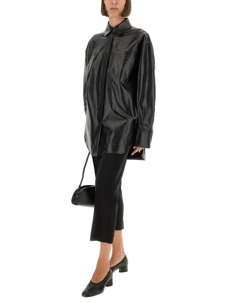 leather borel shirt by Selfnex