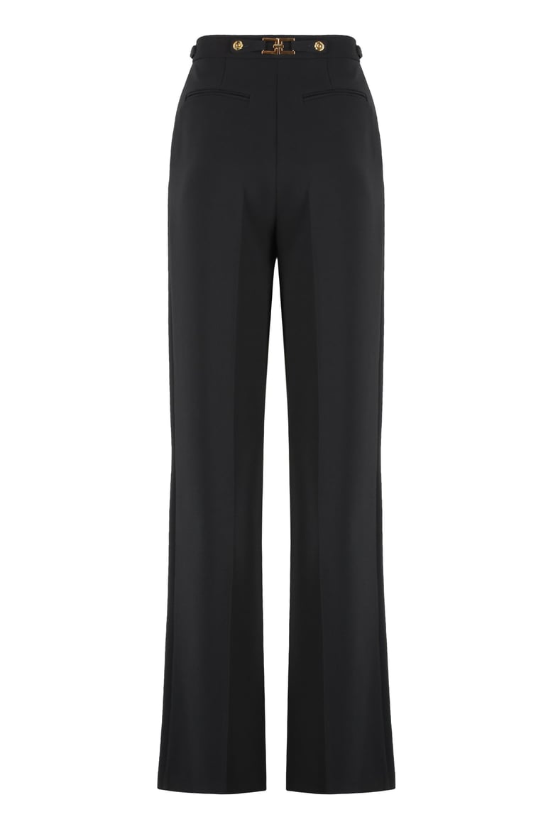 trousers in crepe with jewelry accessory by Selfnex
