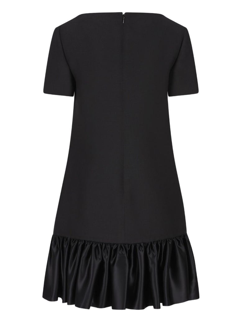 mini dress in crepe couture by Selfnex