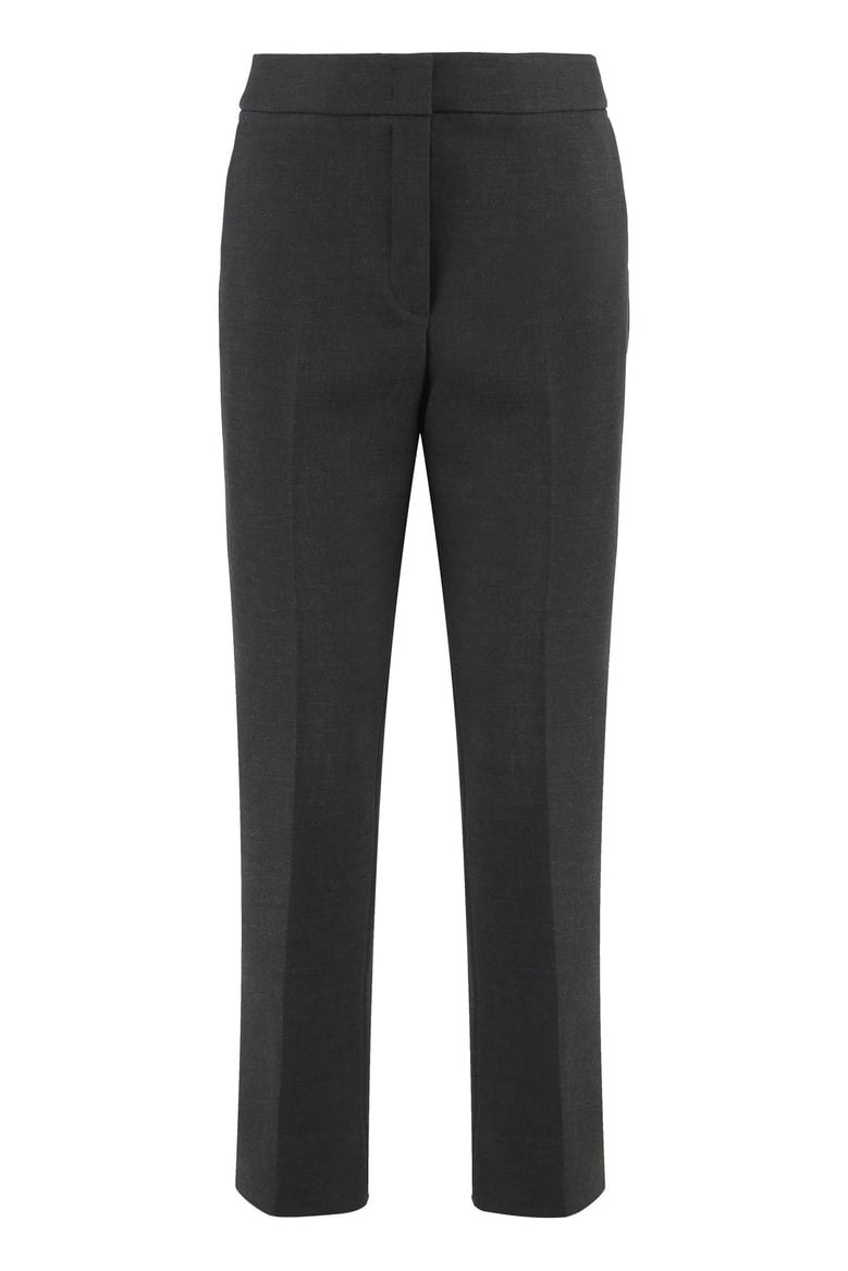 high-waisted trousers with a crease by Selfnex
