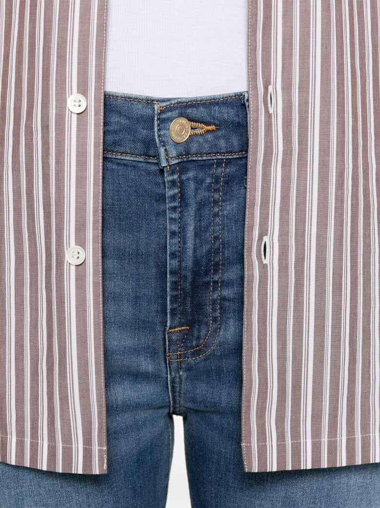 slim mid-rise jeans by Selfnex