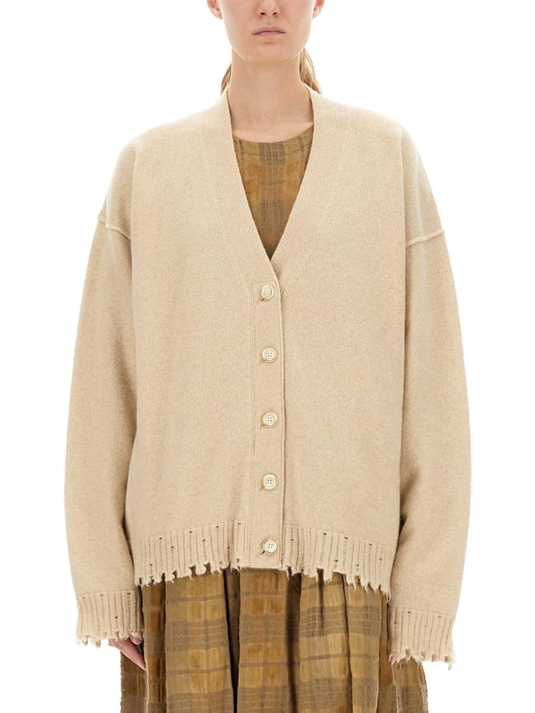 cashmere cardigan with buttons by Selfnex