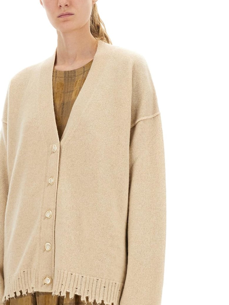 cashmere cardigan with buttons by Selfnex