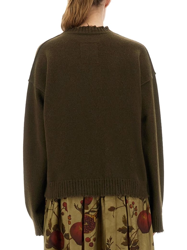 cashmere sweater with bangs by Selfnex