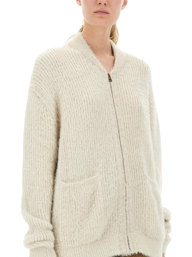 wool blend cardigan by Selfnex