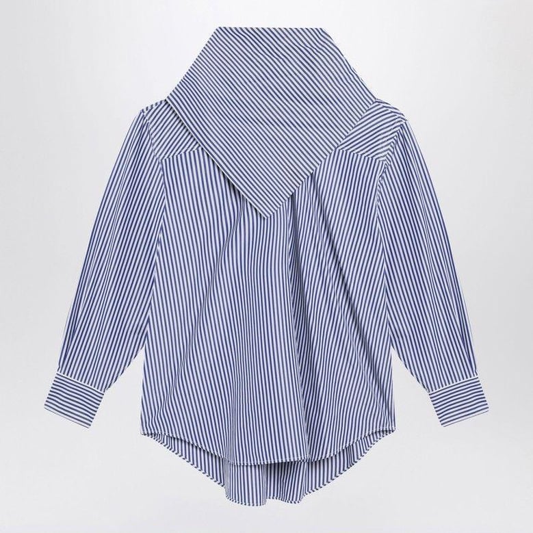 striped bandana blouse by Selfnex