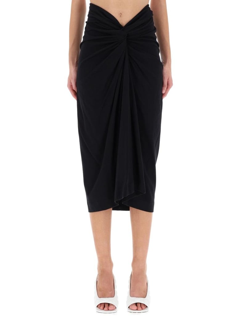 draped herchive skirt by Selfnex