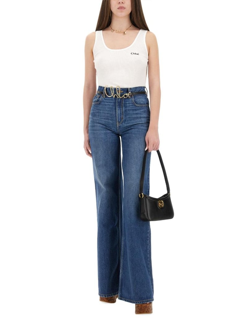 wide leg jeans by Selfnex