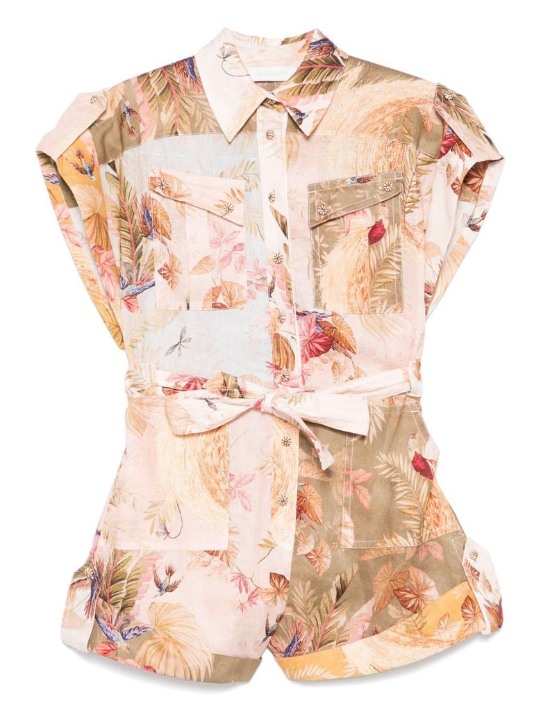 short overalls with ascension lapels by Selfnex