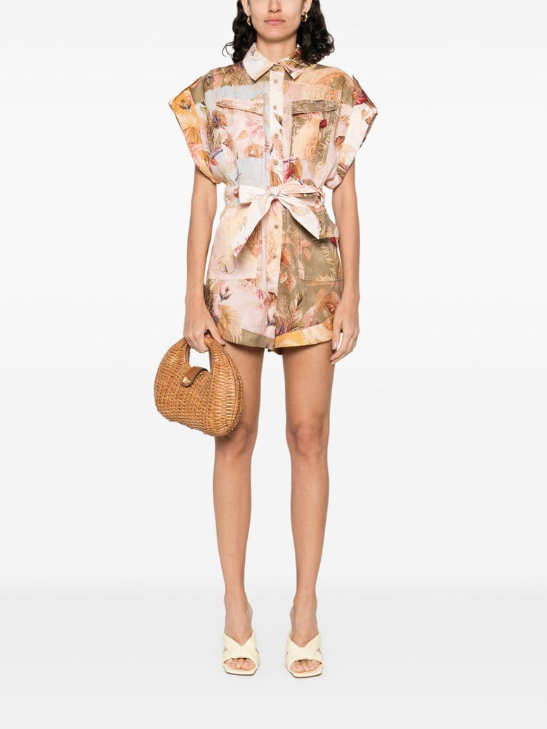 short overalls with ascension lapels by Selfnex