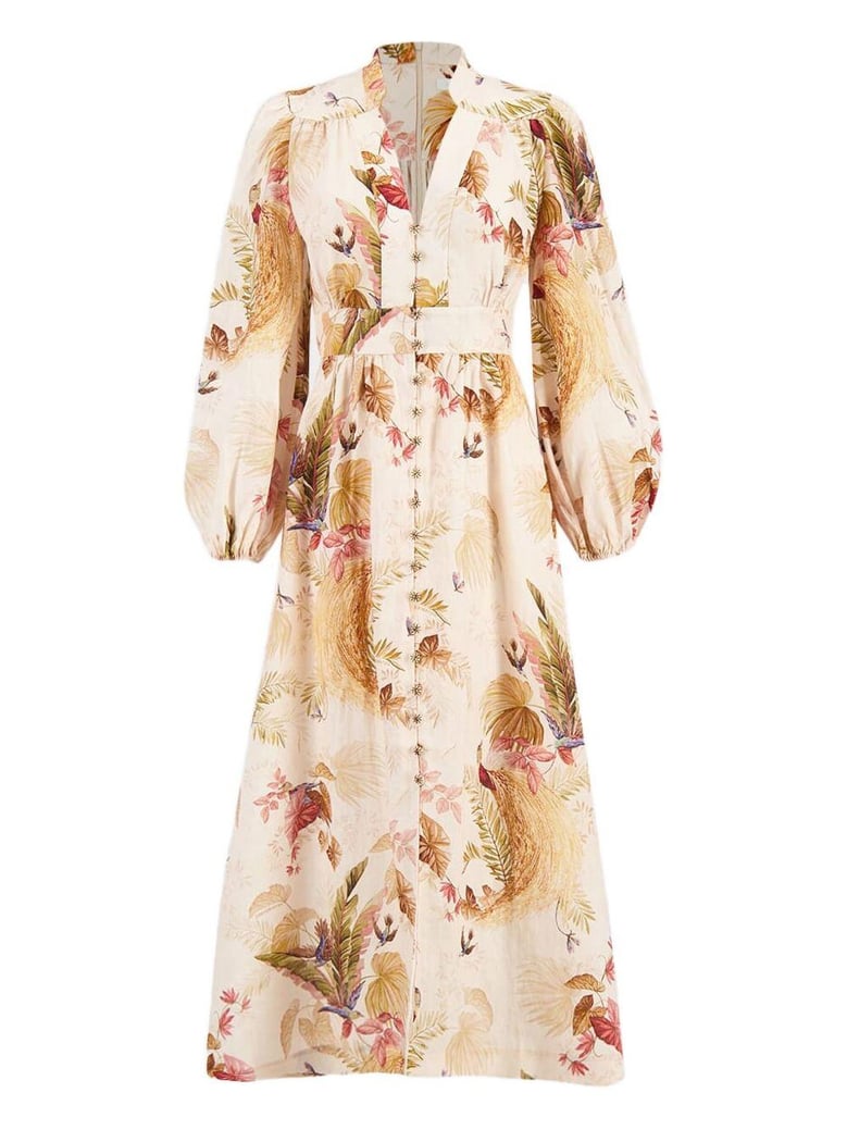 ascension plunge midi dress by Selfnex