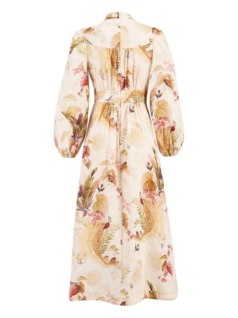 ascension plunge midi dress by Selfnex