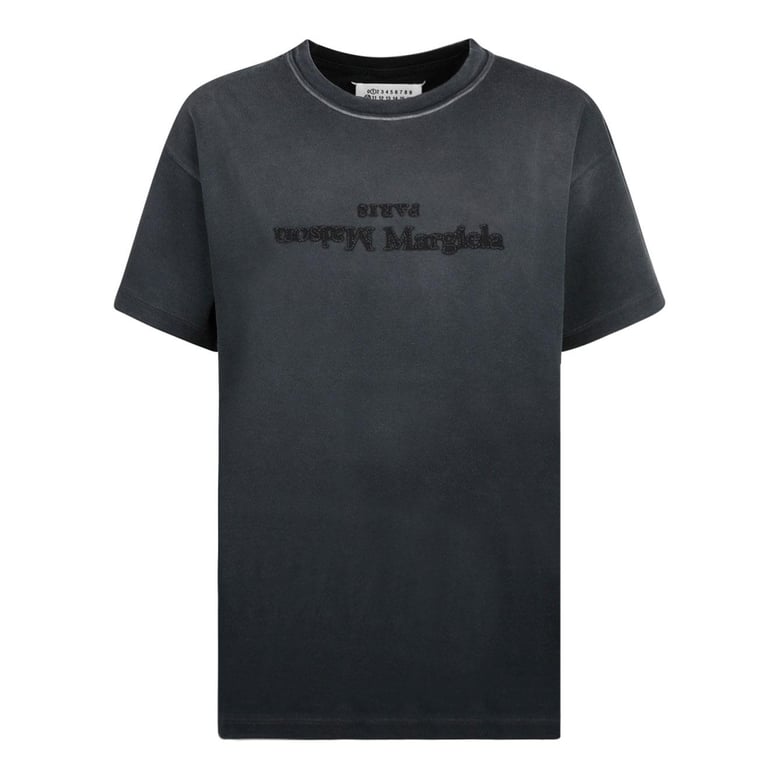 maison margiela reverse logo cotton t-shirt by Selfnex