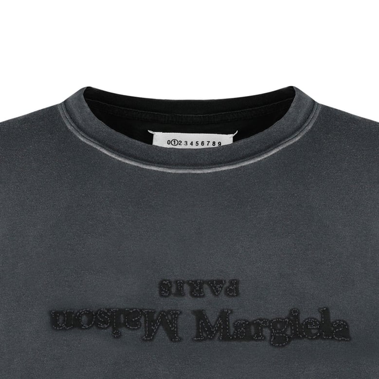 maison margiela reverse logo cotton t-shirt by Selfnex