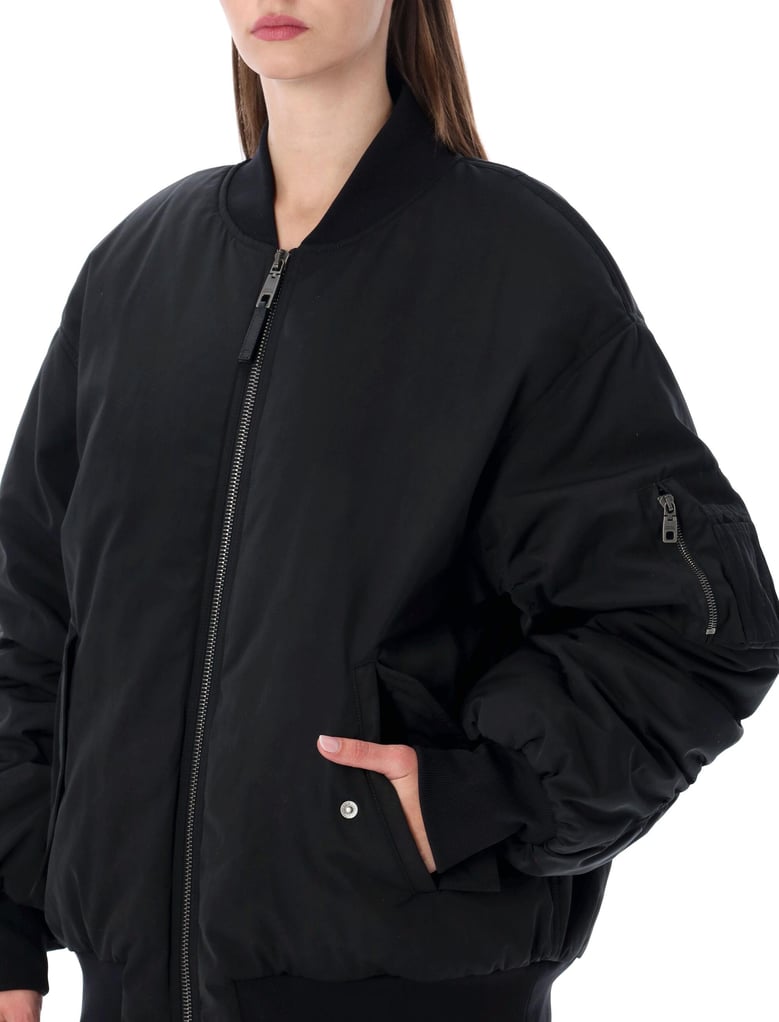 dolce & gabbana oversized black bomber jacket by Selfnex