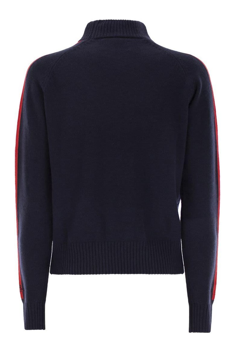 peak - ski lover jacquard turtleneck by Selfnex