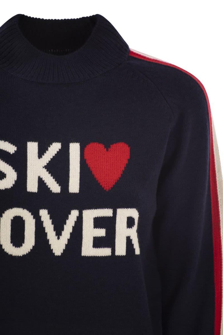 peak - ski lover jacquard turtleneck by Selfnex
