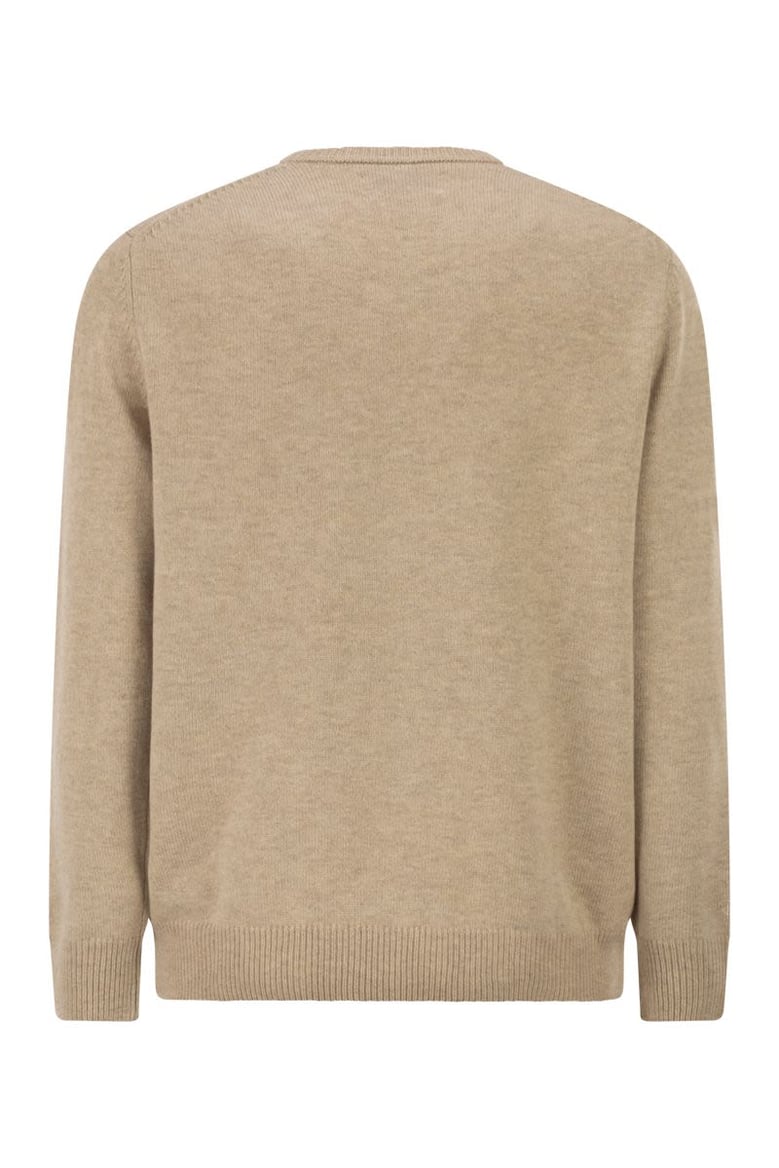 heron - crew neck sweater with embroidery on the front by Selfnex