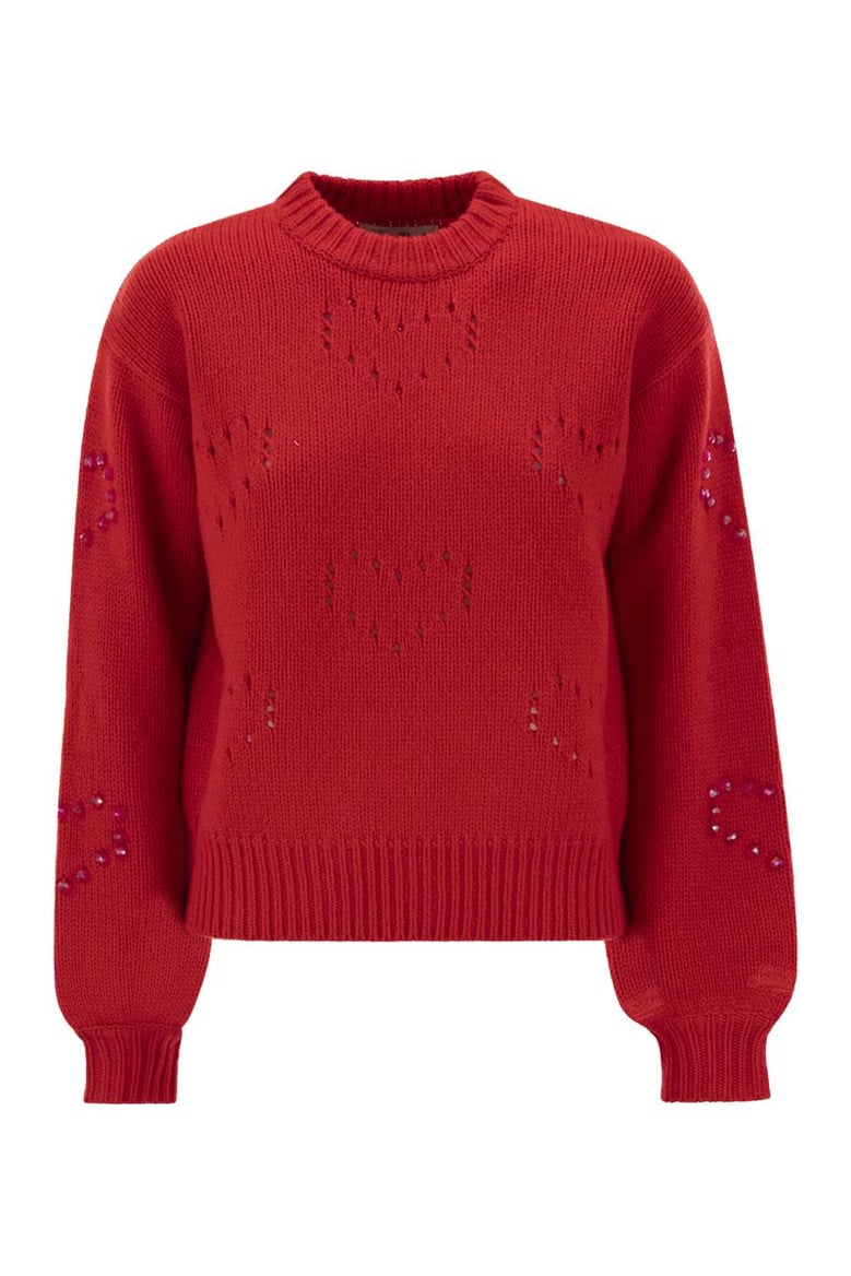danya - sweater with heart pattern by Selfnex