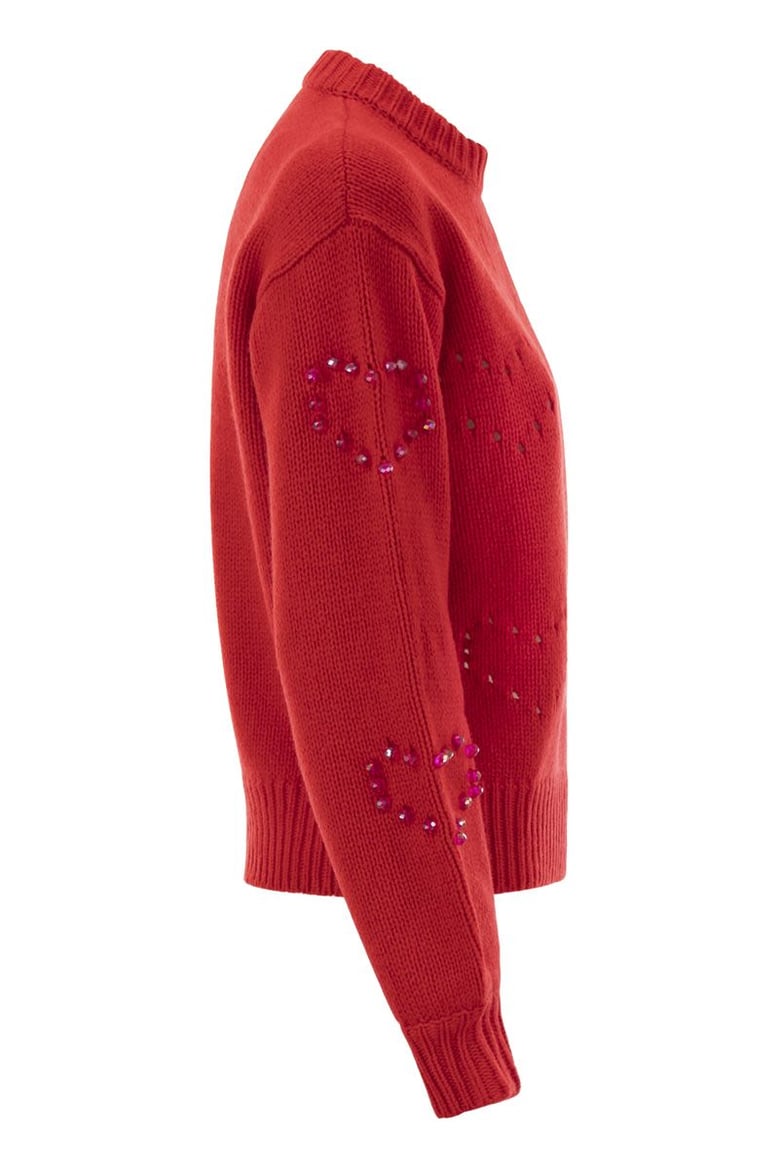 danya - sweater with heart pattern by Selfnex