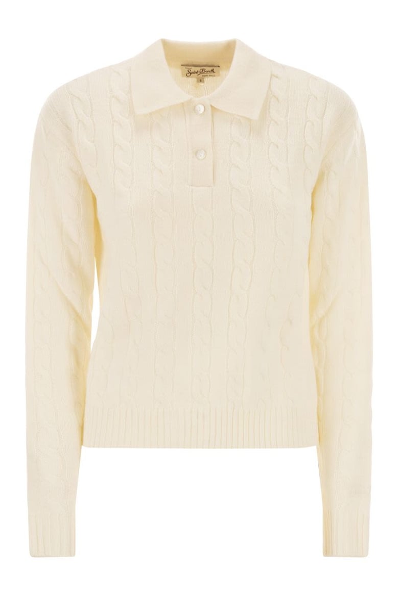 savoy - cable knit wool jumper by Selfnex