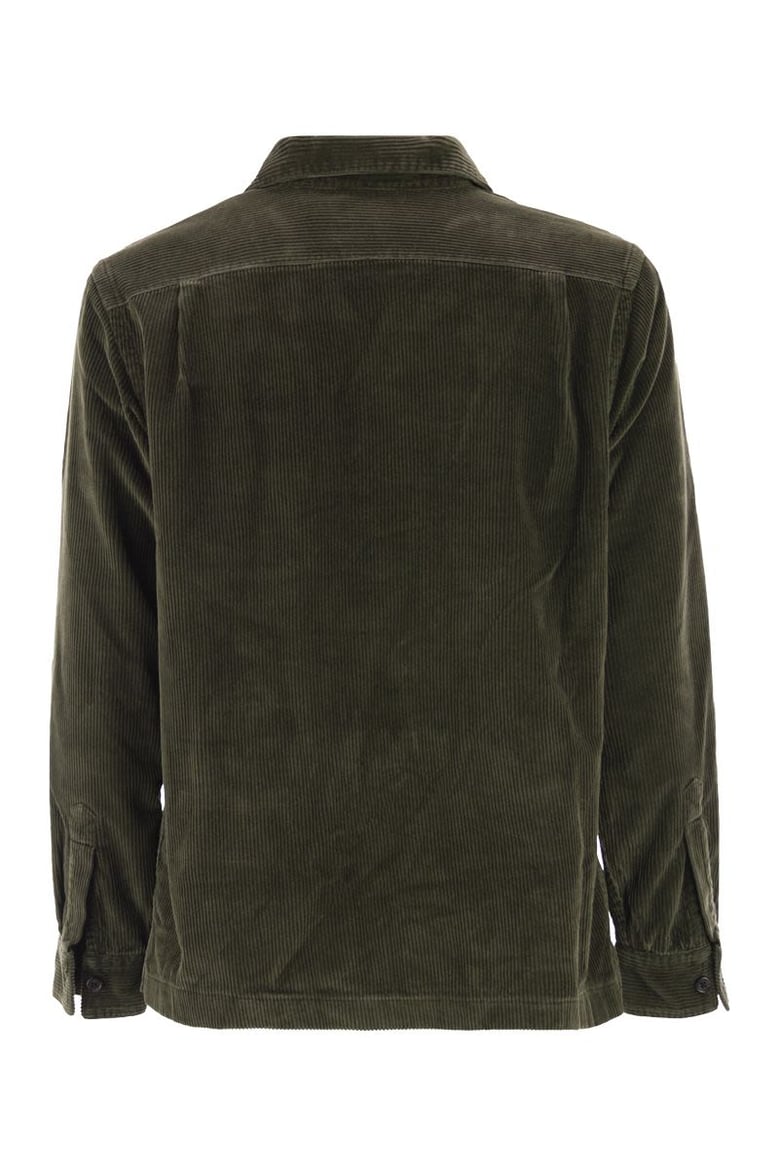 corduroy shirt jacket by Selfnex