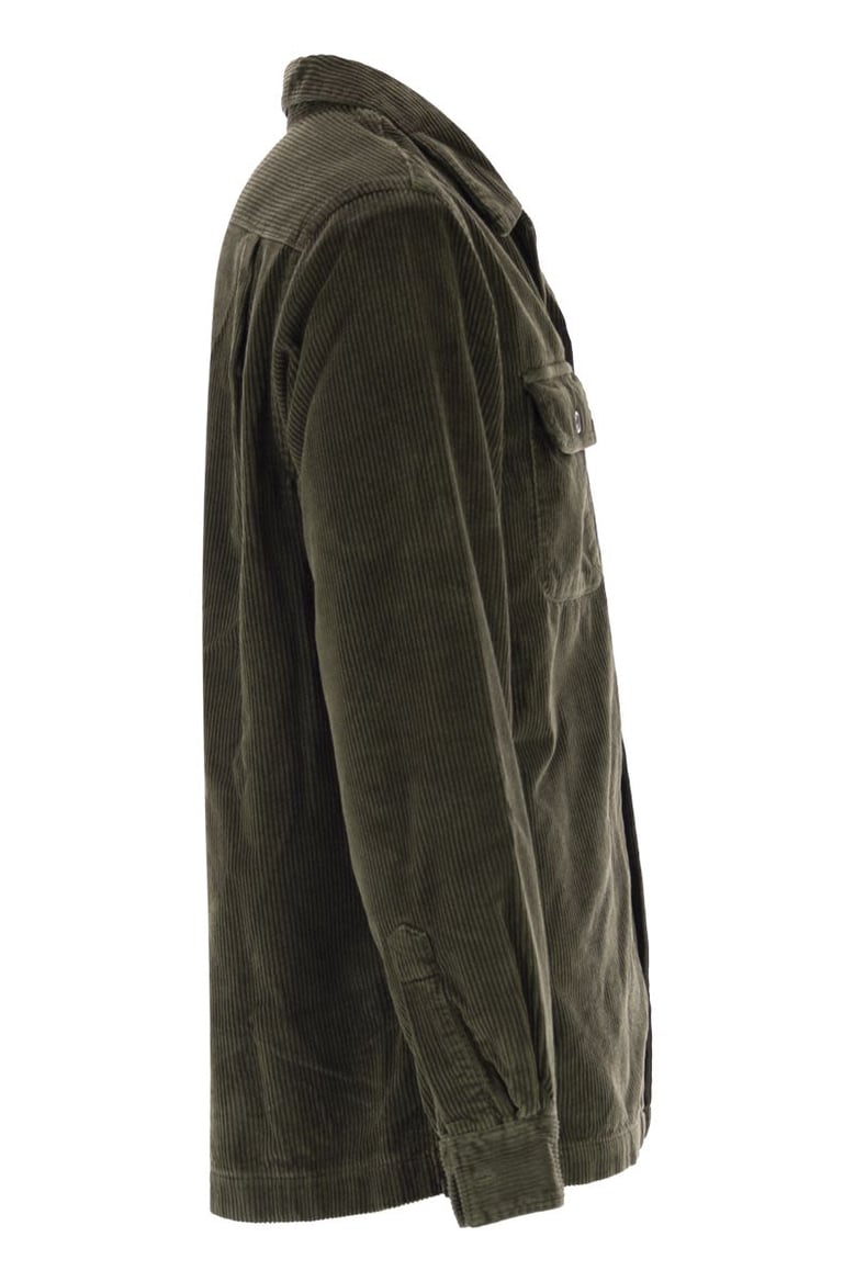 corduroy shirt jacket by Selfnex