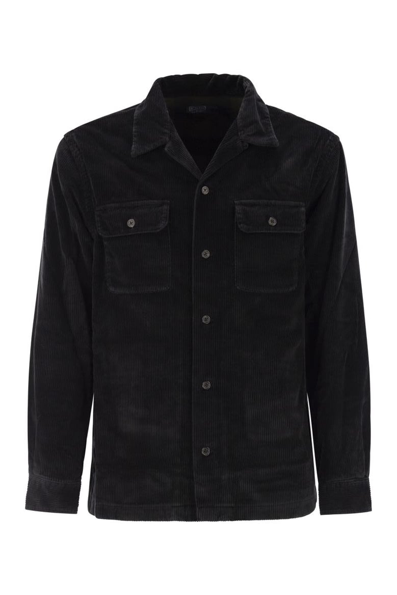 corduroy shirt jacket by Selfnex