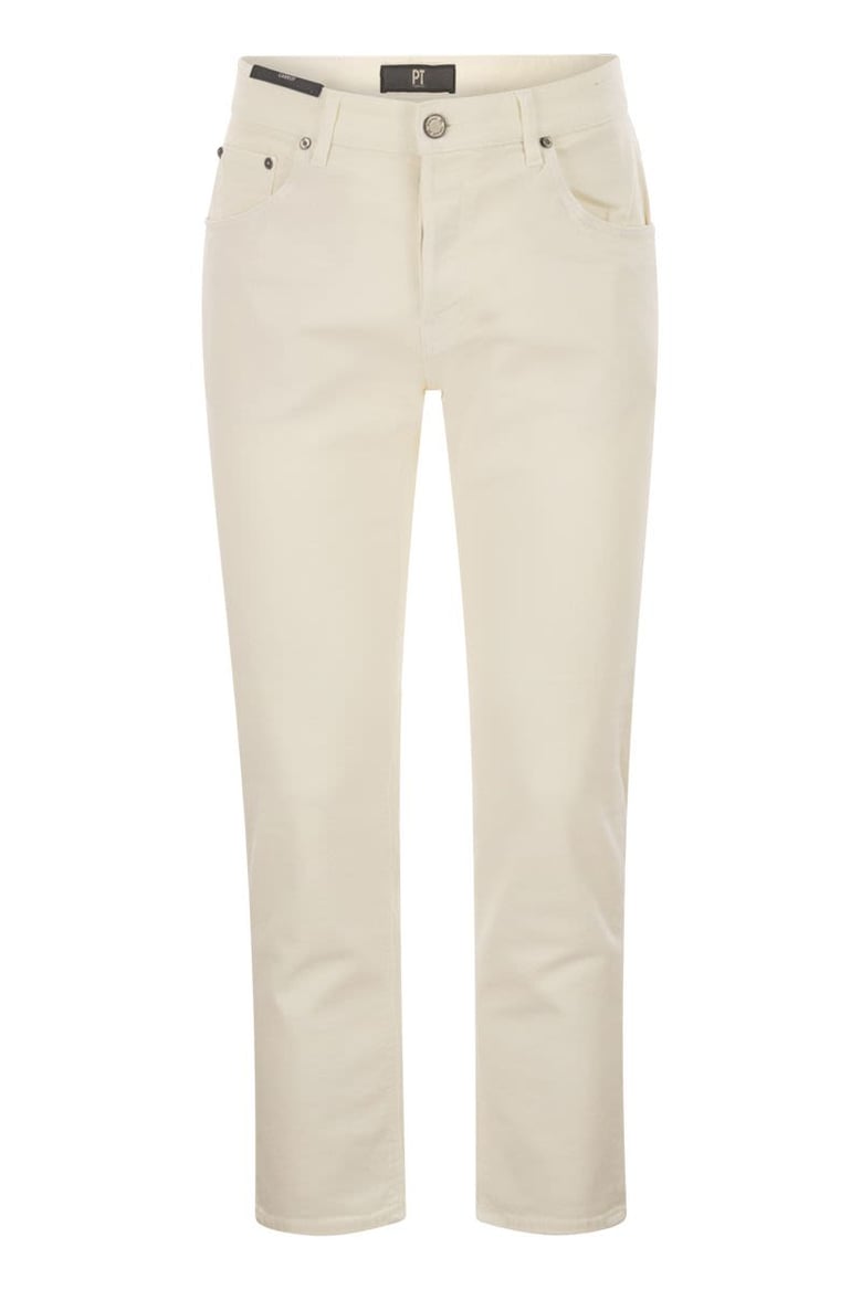 rebel - carrot fit denim trousers by Selfnex