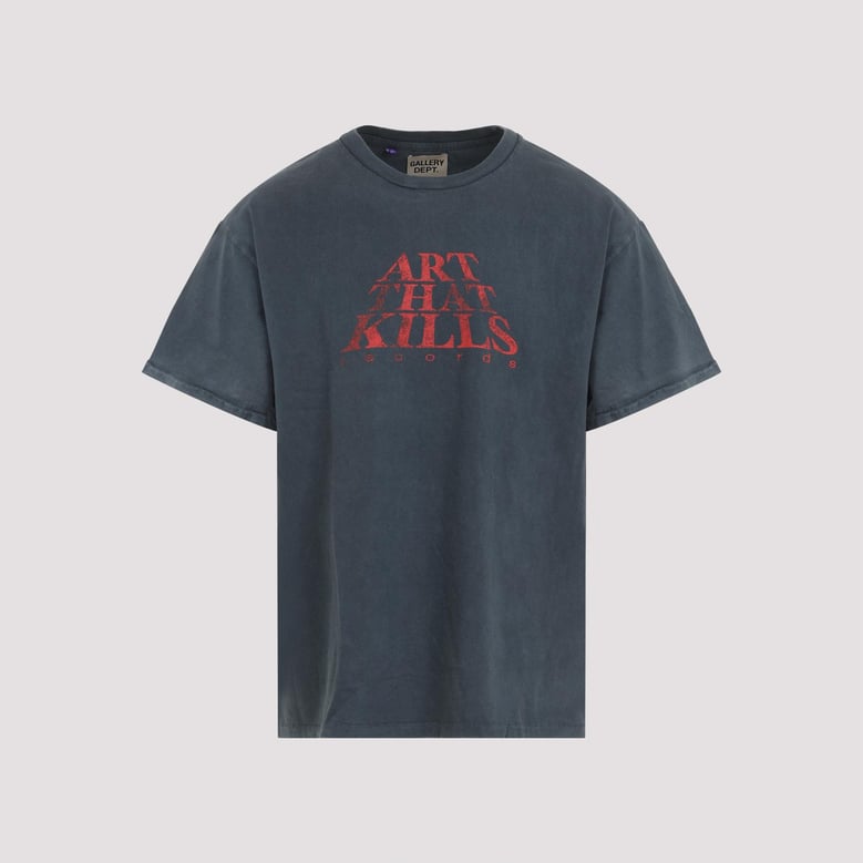 vintage black cotton the force logo tee by Selfnex