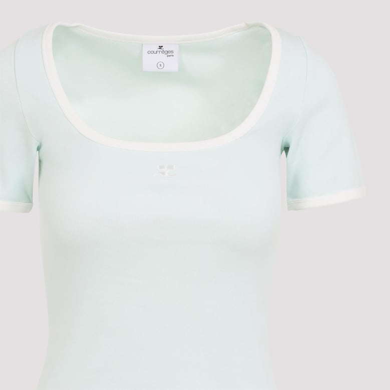 light mint green cotton contrast dress by Selfnex