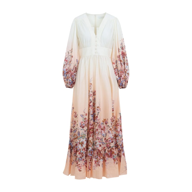 awaken plunge maxi dress by Selfnex