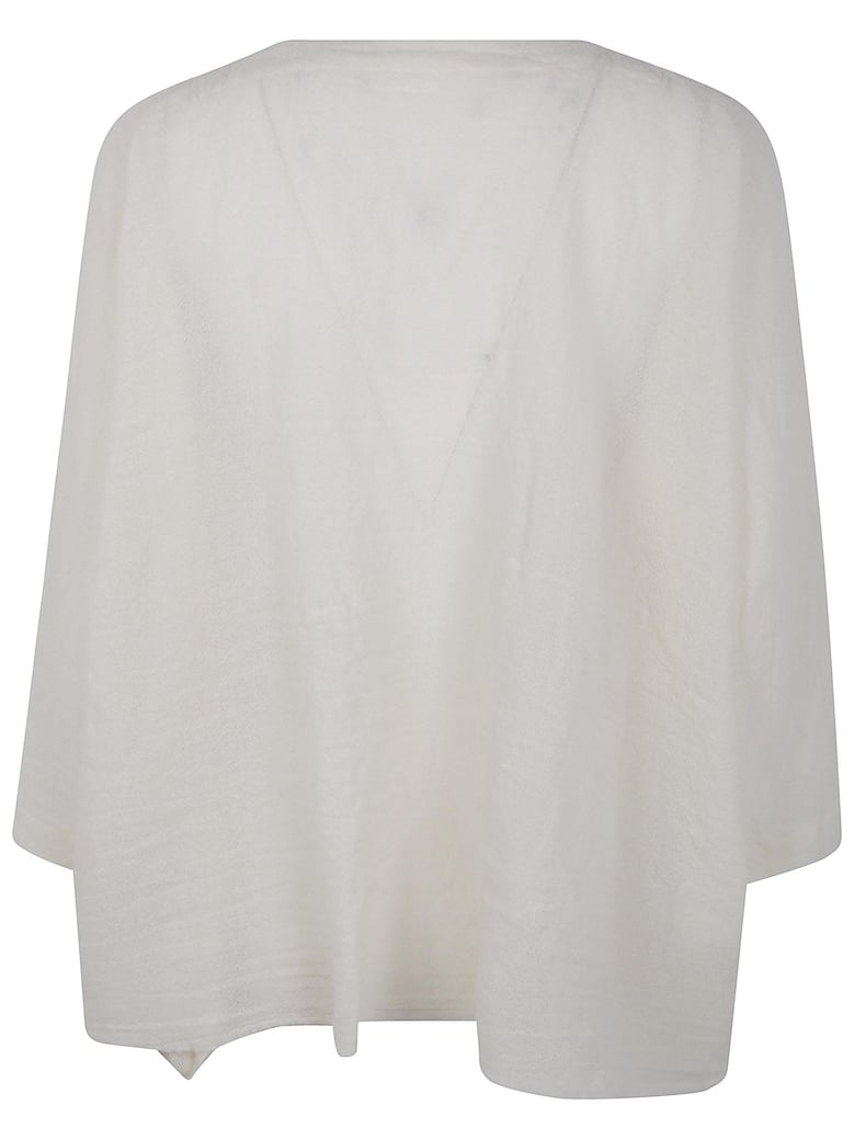 camicia quadrato washed wool shirt by Selfnex