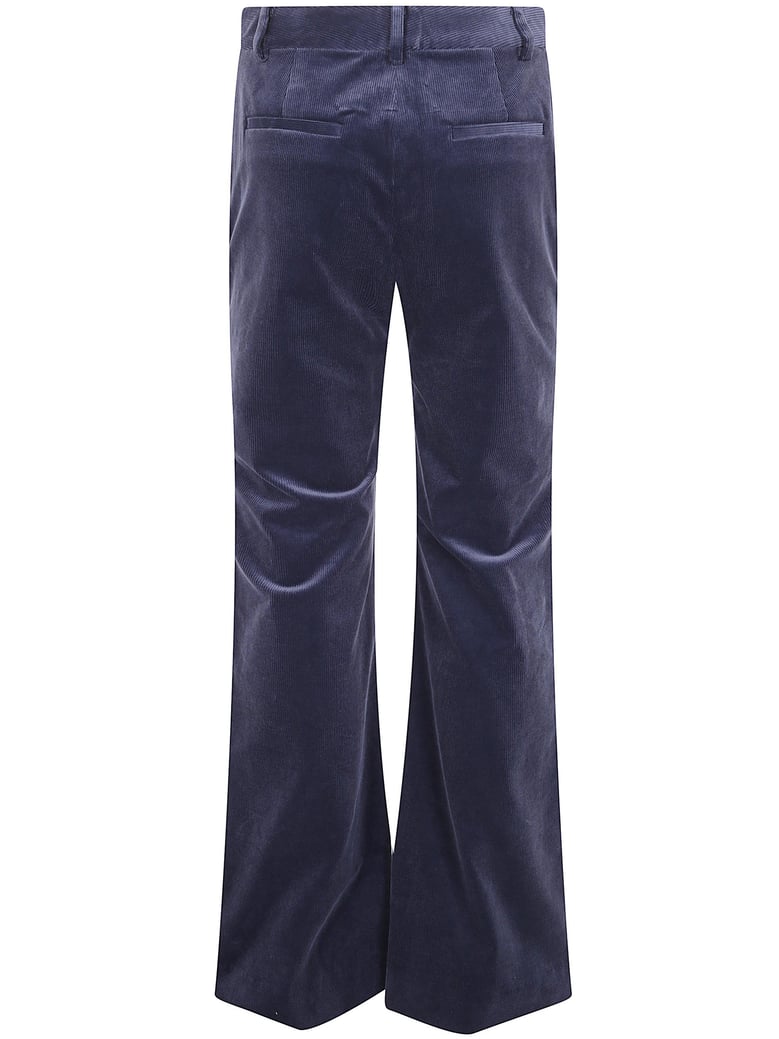 kaeden full length flat front trousers by Selfnex