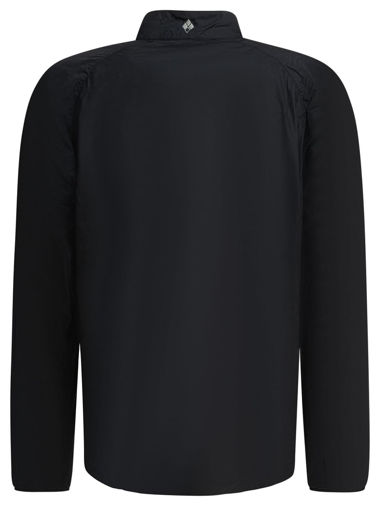 black nylon light shell jacket by Selfnex