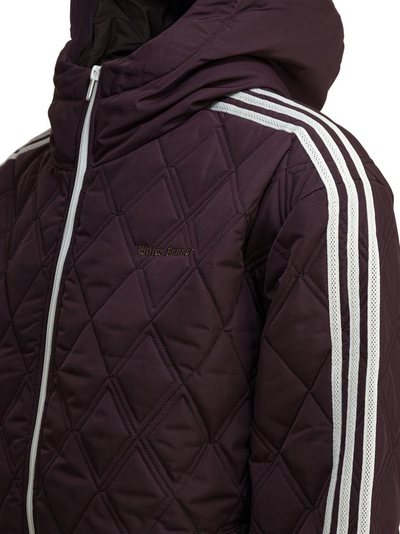 bordeaux recycled polyester jacket by Selfnex
