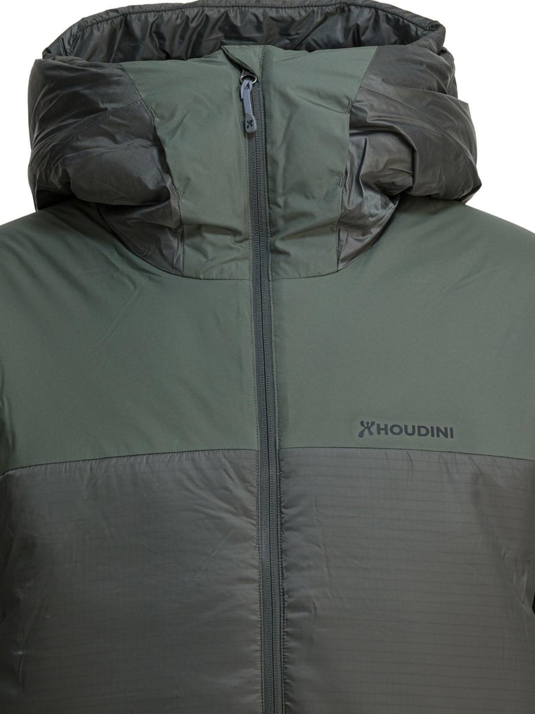 green recycled polyester jacket by Selfnex